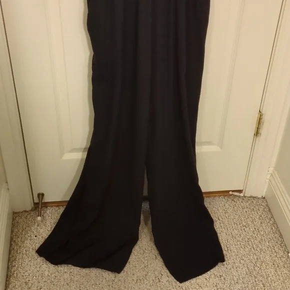 H&M Black jumpsuit pants romper large size 12 - Picture 3 of 7